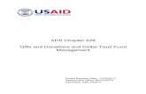 ADS 628 Gifts and Donations and Dollar Trust Fund Management
