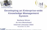 Developing an Enterprise-wide Knowledge Management System