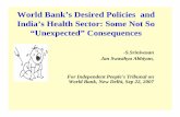 World Bank’s Desired Policies and Idi’ H lthS t S NtSIndia ...