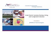 Solar Electric Systems Review, Sizing and Component Selection