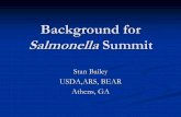 Background for Salmonella Summit - USDA