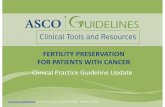 FERTILITY PRESERVATION FOR PATIENTS WITH CANCER