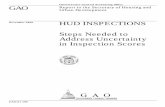 GAO-01-109 HUD Inspections: Steps Needed to Address