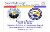 Automated Export Documentation System (AEDS)