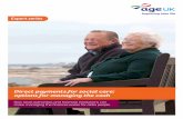 Direct payments for social care: options for managing the cash