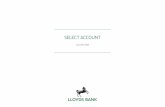 SELECT ACCOUNT - Lloyds Bank