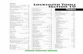 Index LOCKSMITH TOOLS Locksmith Tools - Southern Lock