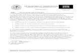 U.S. DEPARTMENT OF TRANSPORTATION ORDER - FAA