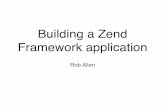 Building a Zend Framework application