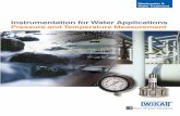 Pressure and Temperature Instrumentation for Water Applications