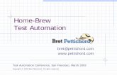 Home-Brew Test Automation - PrismNet