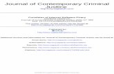 Journal of Contemporary Criminal Justice - SAGE - the natural