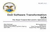 DoD Software Transformation SOA - r2ad
