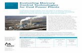 NRDC: Evaluating Mercury Control Technologies for Coal Power