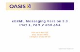 ebXML Messaging Version 3.0 Part 1, Part 2 and AS4 - GS1