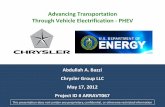 Advancing Transportation Through Vehicle Electrification - PHEV
