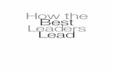 How the Best Leaders Lead New - Achieve All Your Goals and Be
