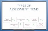 Types of Assessment Items - WestEd