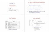 Long-term Information Storage Chapter 6 File Systems