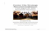 Center City Strategy Recommendations