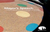 Mayor’s Speech