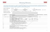 GIS Steering Committee Meeting Minutes