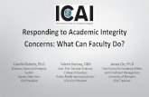 Responding to Academic Integrity Concerns: What Can ...