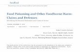 Food Poisoning and Other Foodborne Harm: Claims and Defenses