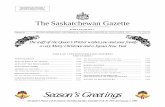 (REVISED REGULATIONS) THE SASKATCHEWAN GAZETTE, …