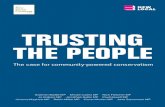 TRUSTING THE PEOPLE