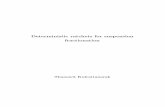 Deterministic ratchets for suspension fractionation