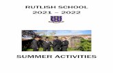 SUMMER ACTIVITIES - rutlish.merton.sch.uk