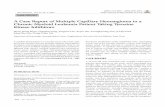 A Case Report of Multiple Capillary Hemangioma in a ...