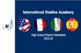 International Studies Academy 2021-22