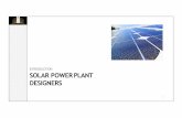 INTRODUCTION SOLAR POWER PLANT DESIGNERS
