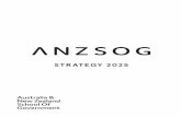 STRATEGY 2025 - ANZSOG