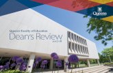 Queen’s Dean’s Review - Faculty of Education