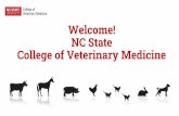 Welcome! NC State College of Veterinary Medicine
