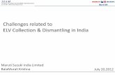 Challenges related to Collection & Dismantling in India