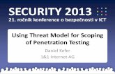 Using Threat Model for Scoping of Penetration Testing