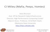 CI Milieu (Mafia, Peeps, Homies) - University of Oklahoma
