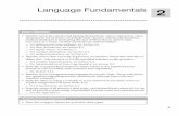 Language Fundamentals 2