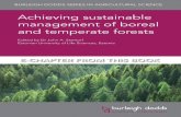 Achieving sustainable management of boreal and temperate ...