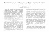 Proportional EMG Control of Ankle Plantar Flexion in a ...