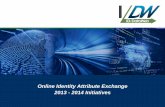 Online Identity Attribute Exchange 2013 - 2014 Initiatives