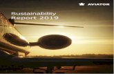 Sustainabili ty Report 2019 - Aviator