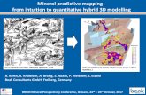 Mineral predictive mapping - from intuition to ...