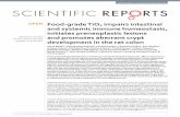 Food-grade TiO2 impairs intestinal and systemic immune ...