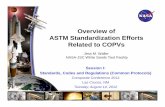 Overview of ASTM Standardization Efforts Related to COPVs