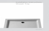 Lightweight Shower Tray Installation Guide